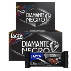 Tablete de Chocolate Lacta Diamante Negro (20X20G)