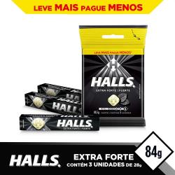 Drops Halls Extra Forte Pacote (3X 28G)