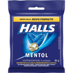 Drops Halls Mentol Pacote (3X 28G)