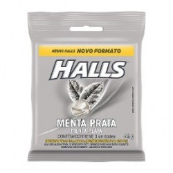 Drops Halls Menta Prata Pacote (3X 28G)