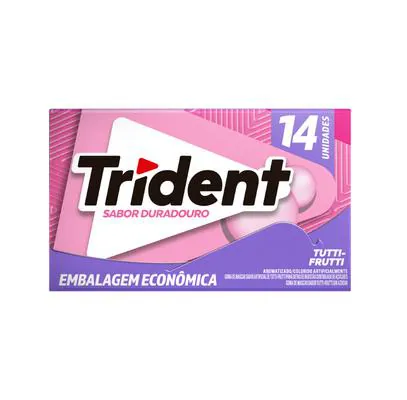 Goma de Mascar 14UNID. Trident Tutti Frutti