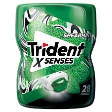 Goma de Mascar Trident Garrafa XSENSES SPEARMINT 6UN