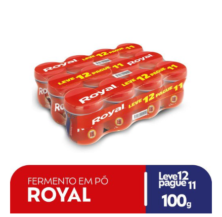 Fermento em Po Royal Pote Leve12 pague11 100G