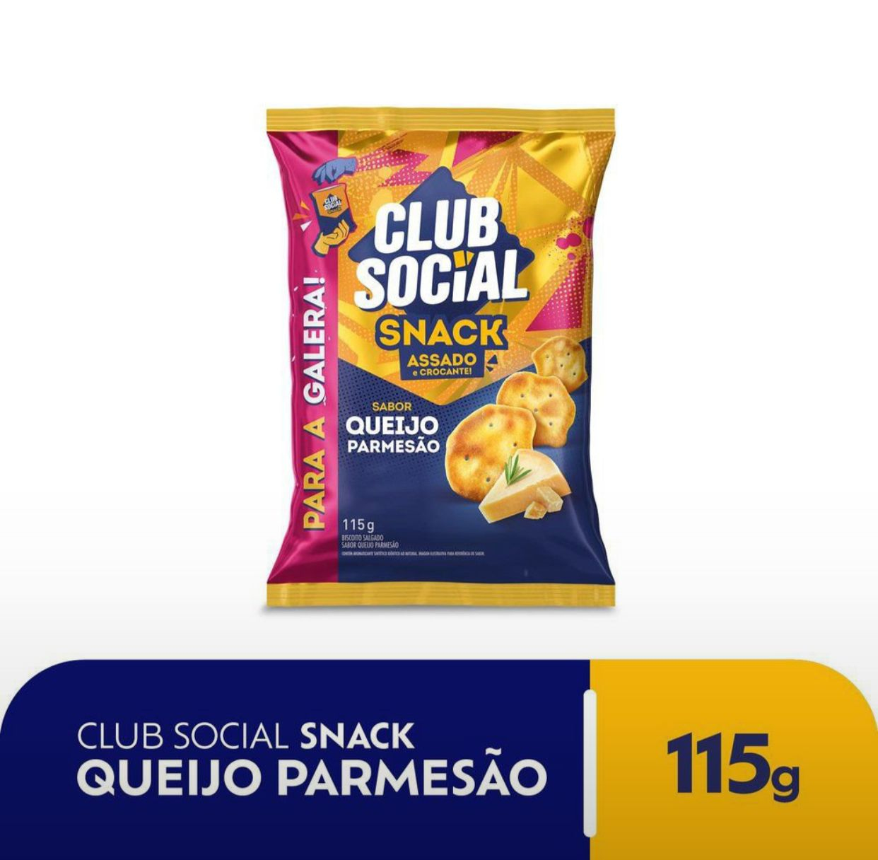 CLUB SOCIAL SNACK 115G PARMESAO