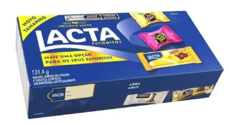 CAIXA LACTA FAVORITOS 1X131,45G