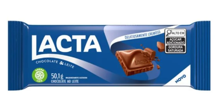 TABLETE 50,1G LACTA AO LEITE 1UN
