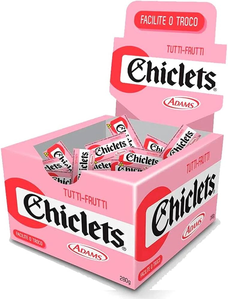 CHICLETS 2S T FRUTTI 100UN